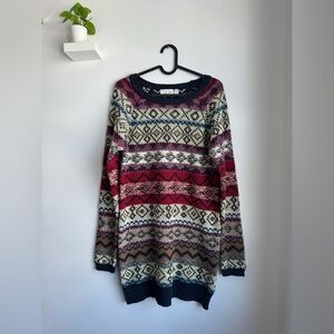 RD Style Multicolor Knit Tunic Sweater